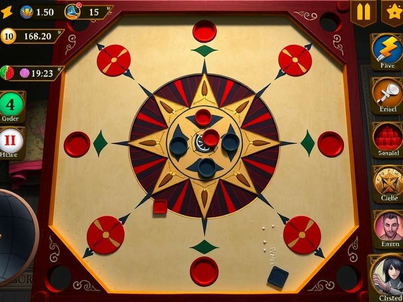Carrom Warlord Champion X game controls